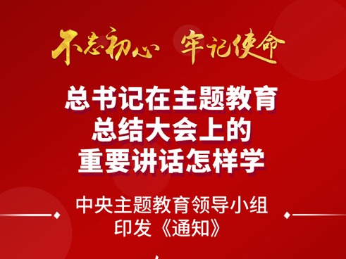 图解：总书记在主题教育总结大会上的重要讲话怎样学