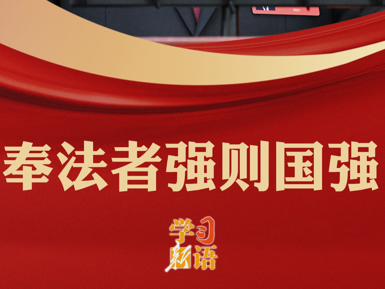 学习新语丨奉法者强则国强